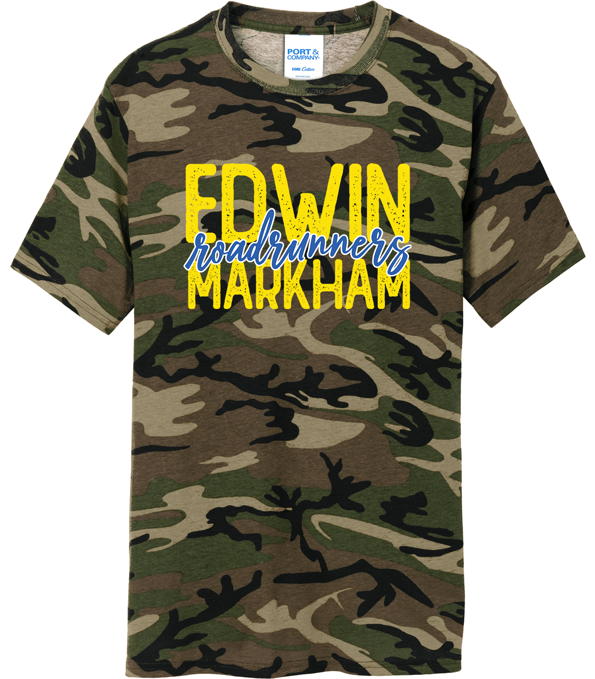 Edwin Markham Camo - ADULT T-Shirt Only