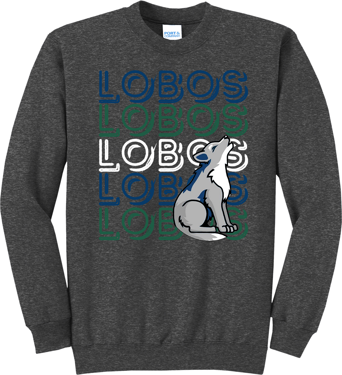 24-25 Fuerza PTO Lobos x 5 Crewneck Sweatshirt