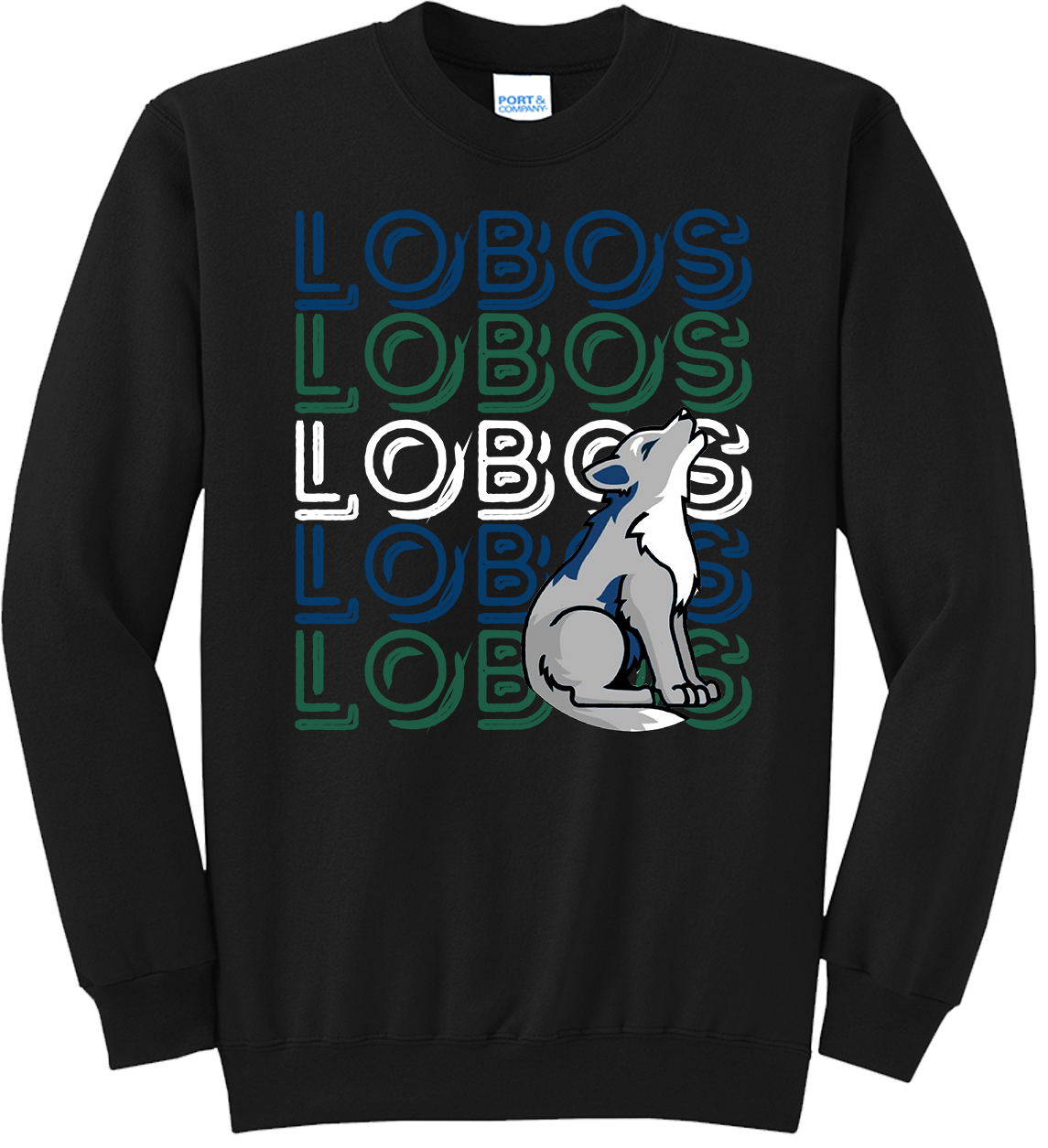 24-25 Fuerza PTO Lobos x 5 Crewneck Sweatshirt