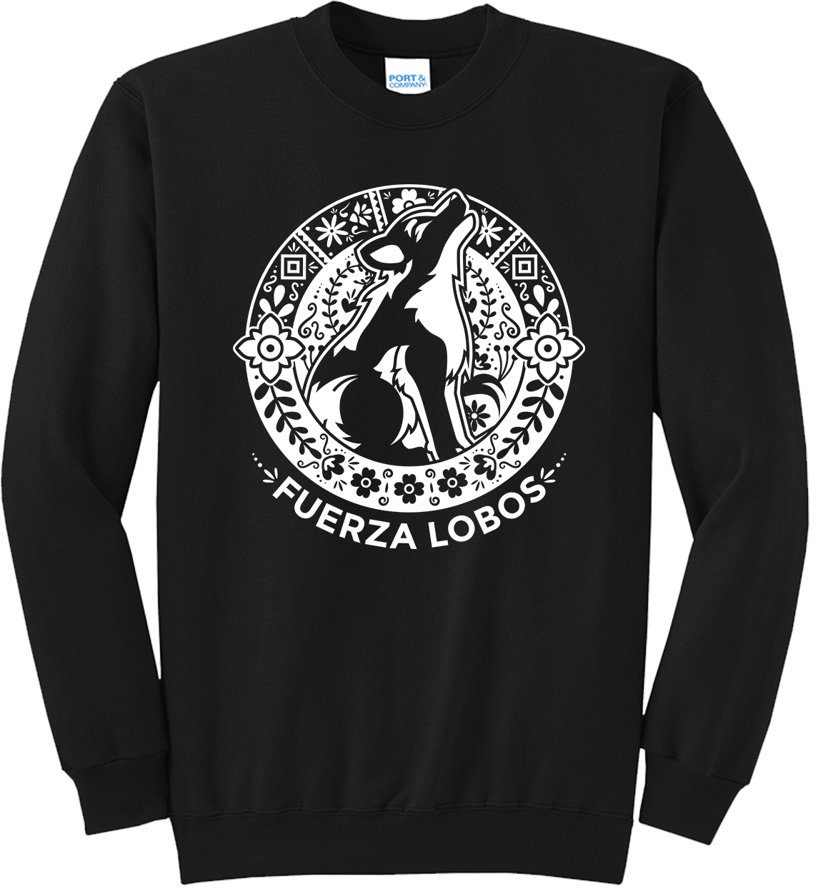 24-25 Fuerza PTO Lobos Circle Crewneck Sweatshirt