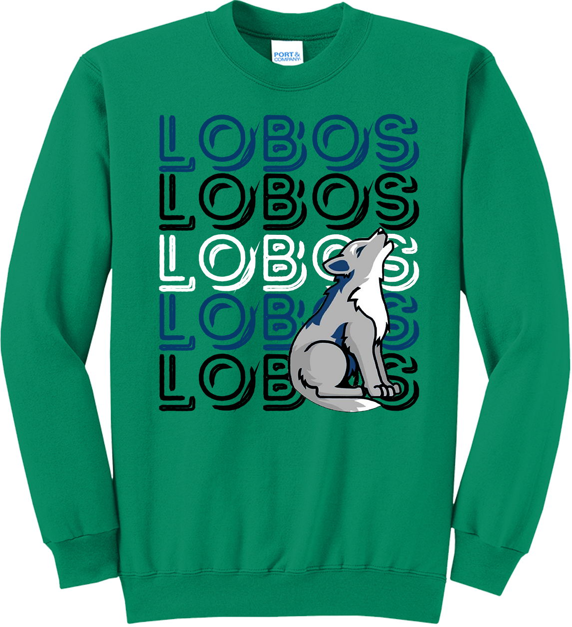 24-25 Fuerza PTO Lobos x 5 Crewneck Sweatshirt