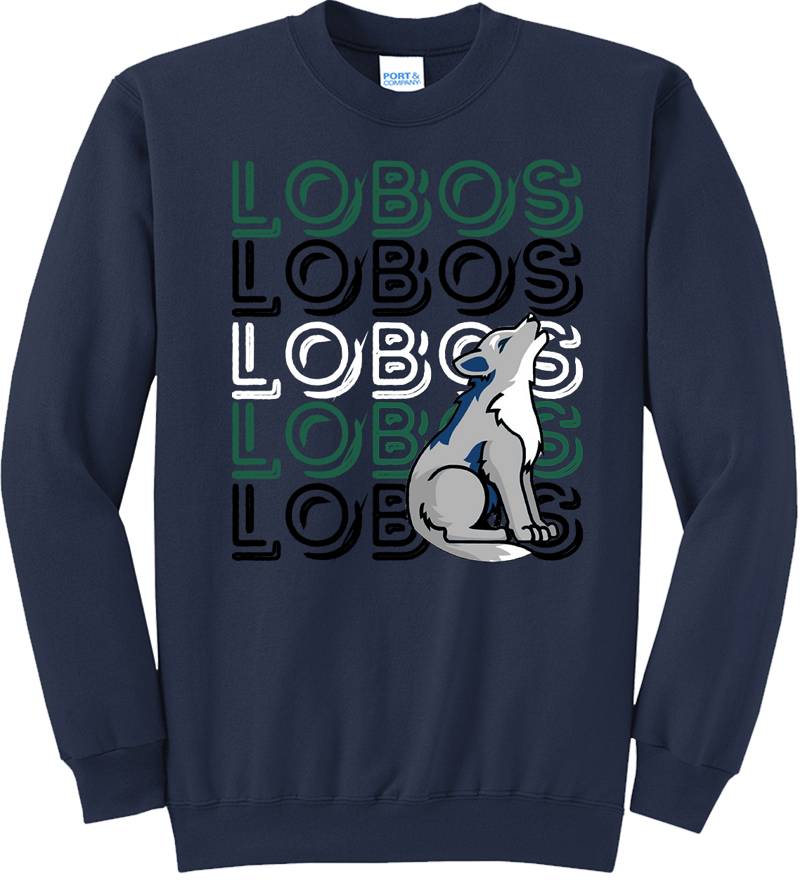 24-25 Fuerza PTO Lobos x 5 Crewneck Sweatshirt