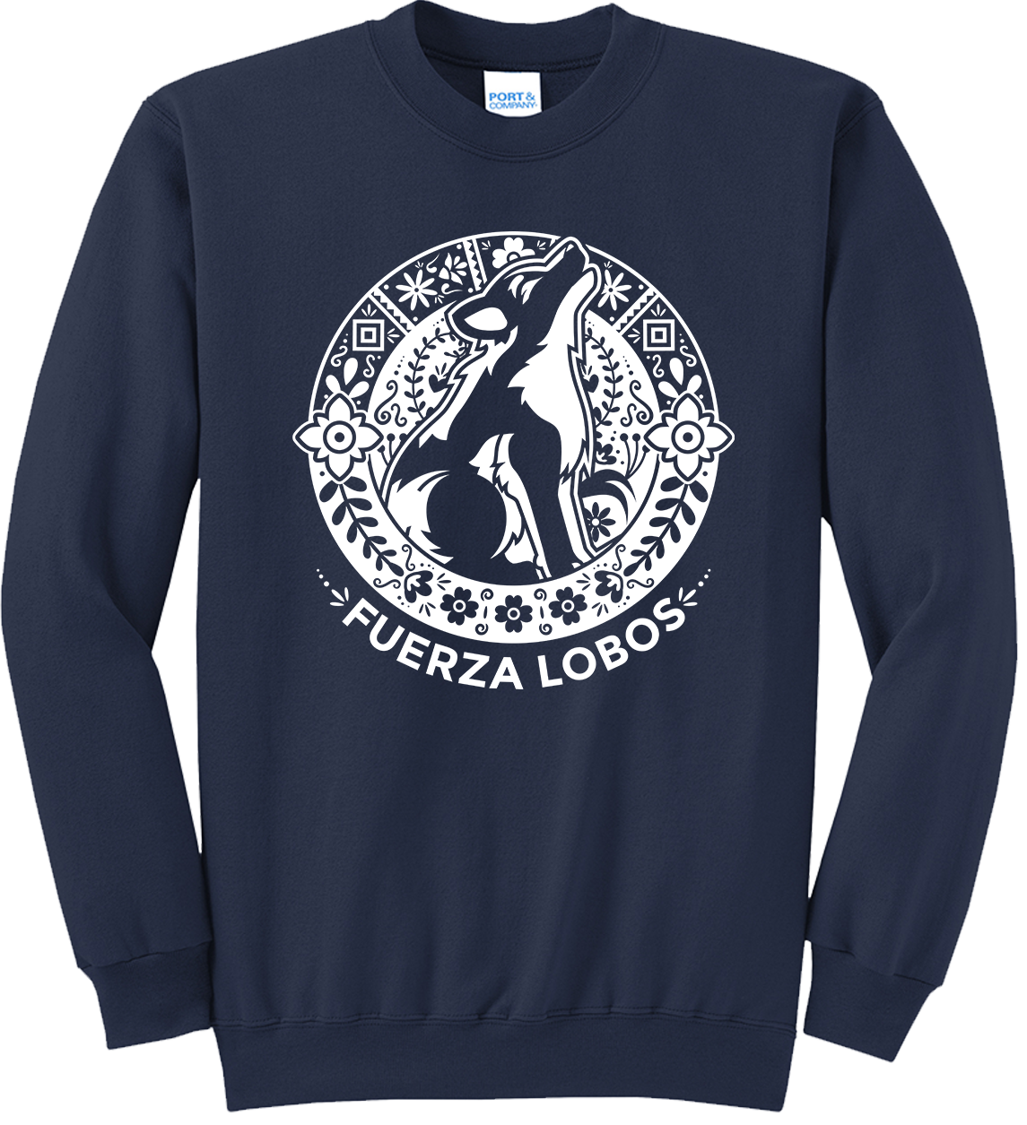 24-25 Fuerza PTO Lobos Circle Crewneck Sweatshirt