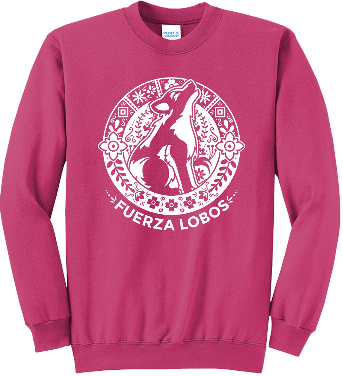 24-25 Fuerza PTO Lobos Circle Crewneck Sweatshirt