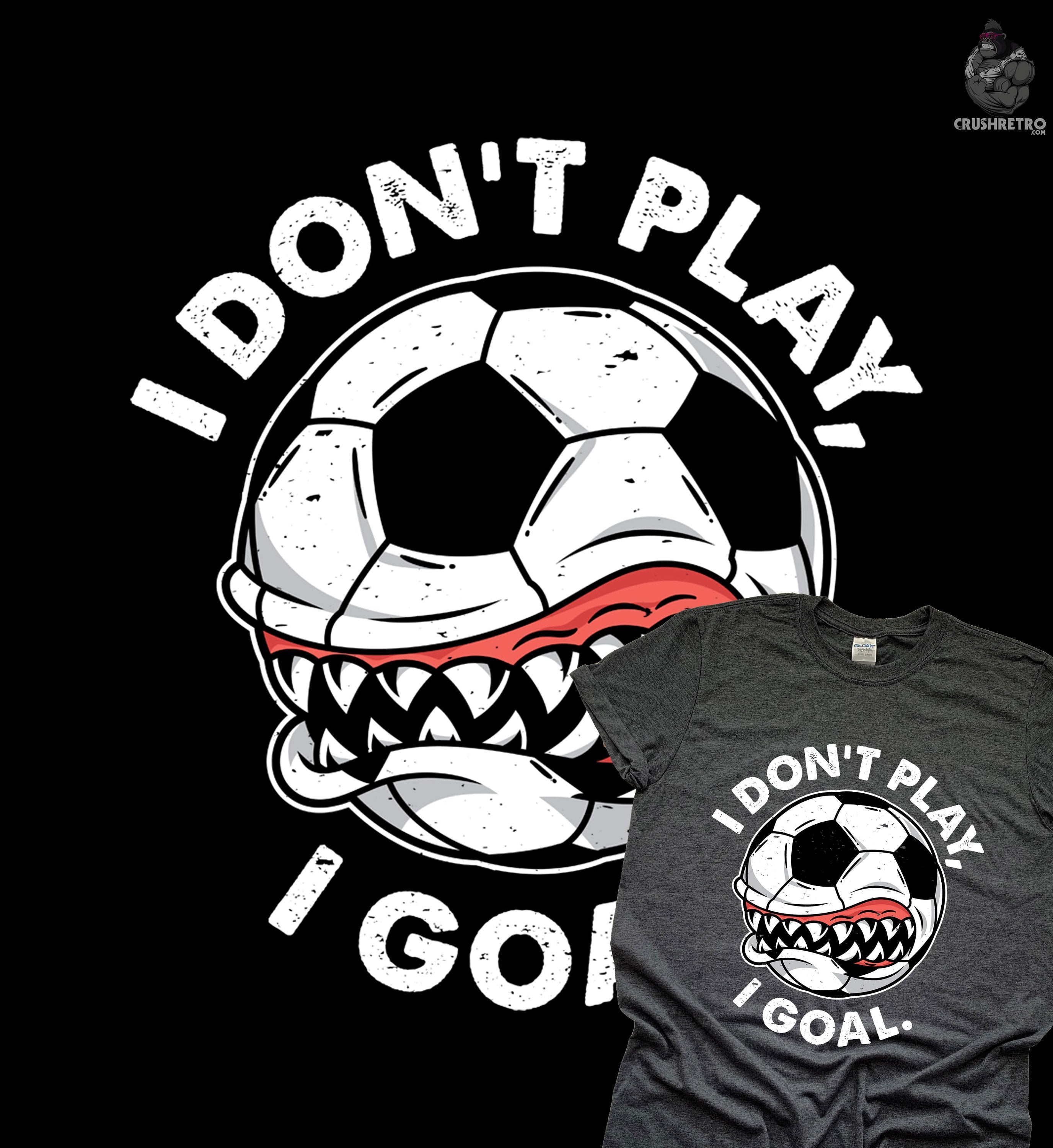Soccer Shirt, Soccer Birthday Party Gifts, Personalized Gift for Boys Girls, Custom Soccer Team Tees, Dad Mom Hoodie, I Don't Play I Goal
